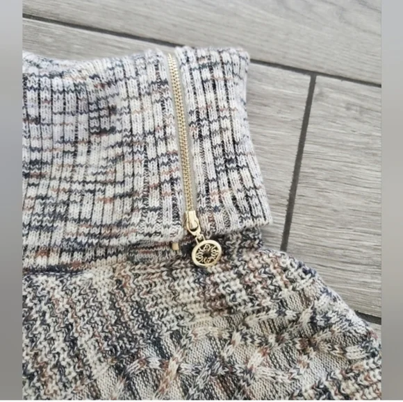 NWT WHBM Neck Marled Poncho - Picture 3 of 5